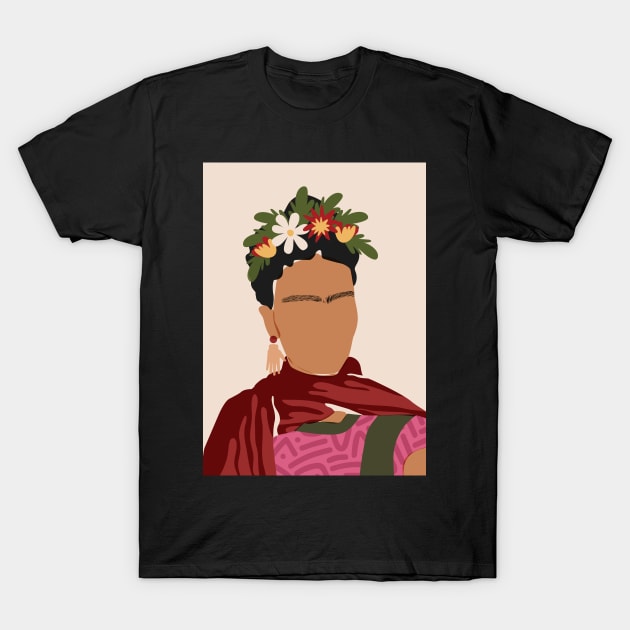 Frida Kahlo T-Shirt by DomoINK